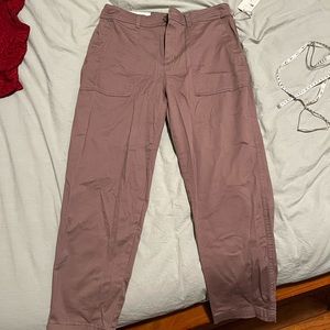 A New Day mauve khaki straight leg pants